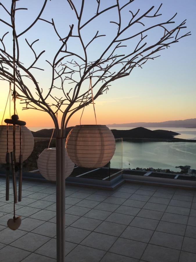 Villa Estee, Luxury Villa With Private Infinity Pool And Jacuzzi Elounda Екстериор снимка