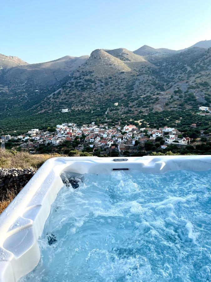 Villa Estee, Luxury Villa With Private Infinity Pool And Jacuzzi Elounda Екстериор снимка