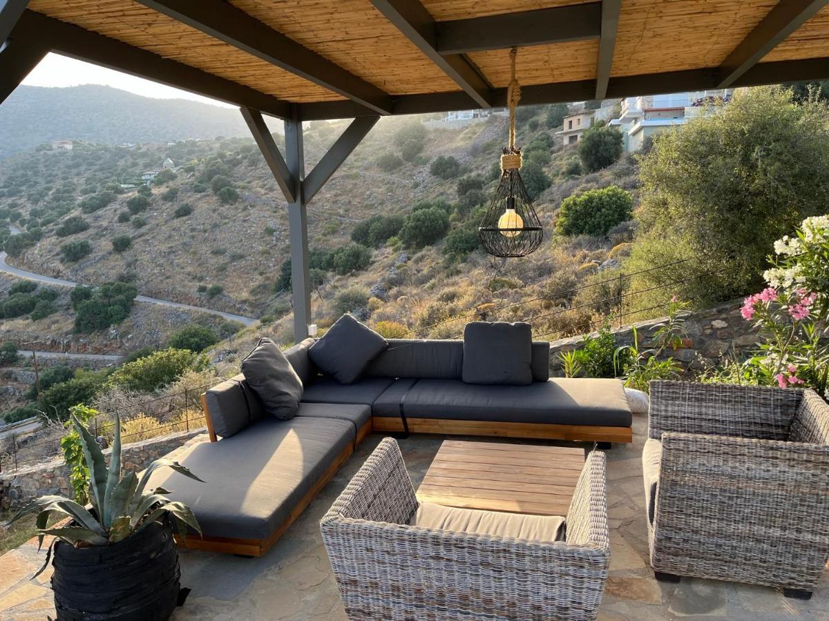 Villa Estee, Luxury Villa With Private Infinity Pool And Jacuzzi Elounda Екстериор снимка