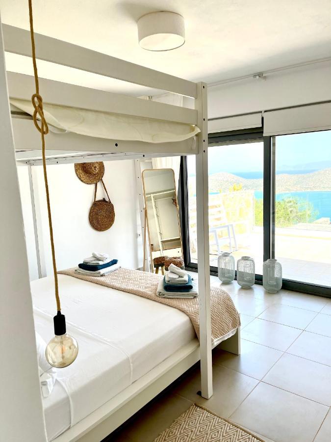 Villa Estee, Luxury Villa With Private Infinity Pool And Jacuzzi Elounda Екстериор снимка