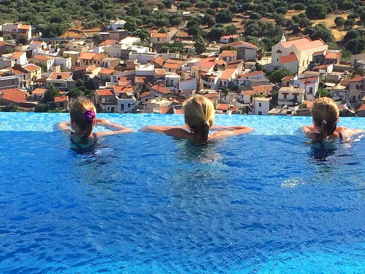 Villa Estee, Luxury Villa With Private Infinity Pool And Jacuzzi Elounda Екстериор снимка