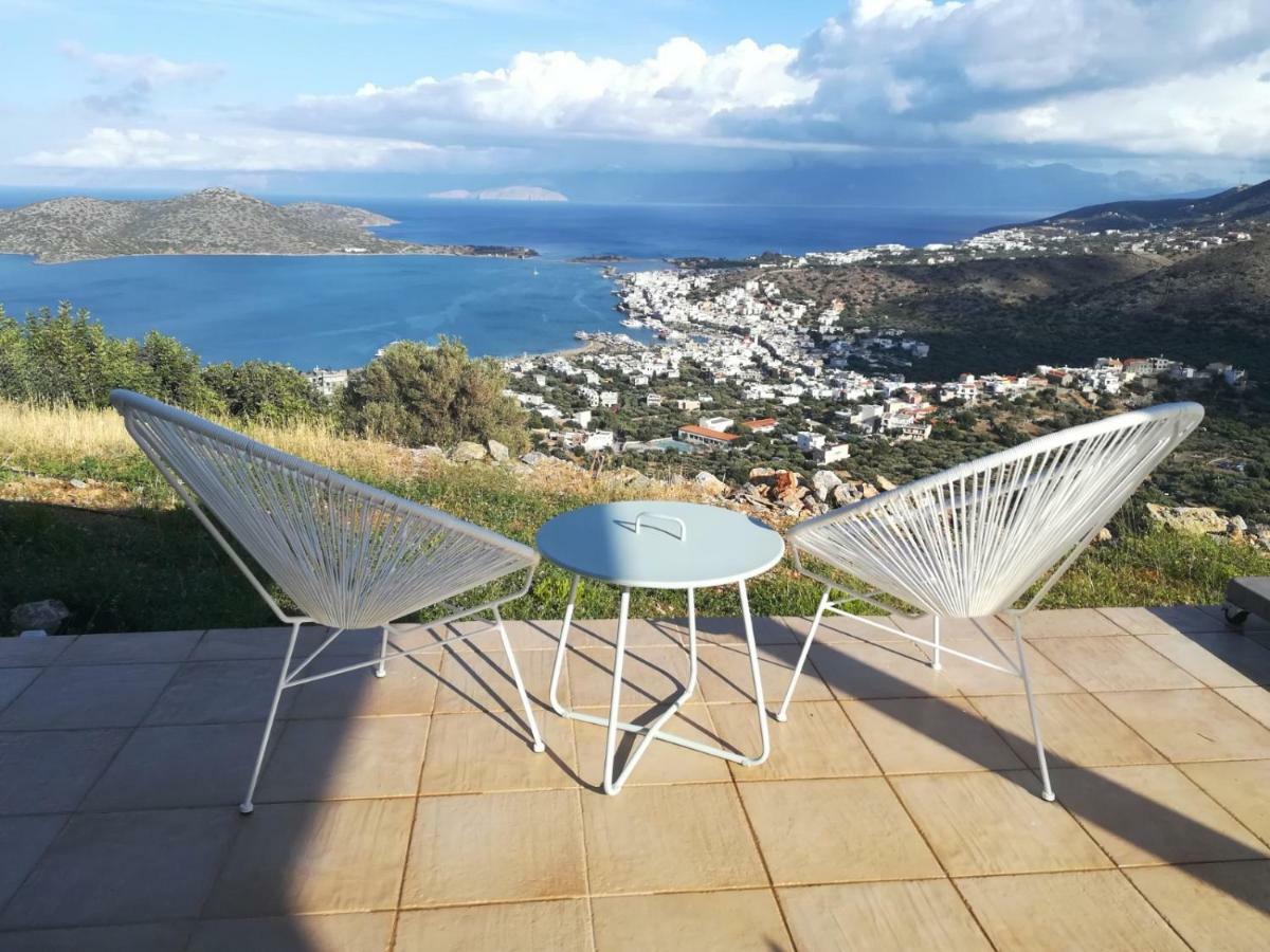 Villa Estee, Luxury Villa With Private Infinity Pool And Jacuzzi Elounda Екстериор снимка